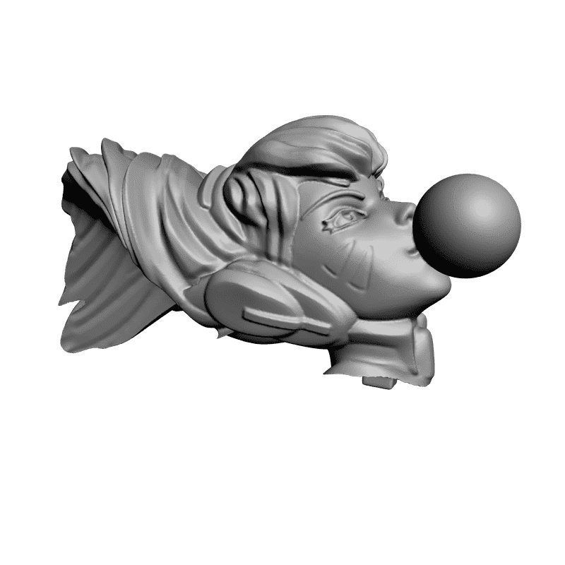 картинка Голова девушки L5-011 3D-STL.COM