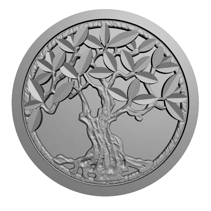картинка Оберег Дерево P8-013 3D-STL.COM