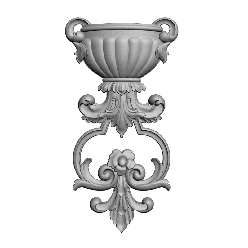 картинка Накладка резная D10-244 3D-STL.COM