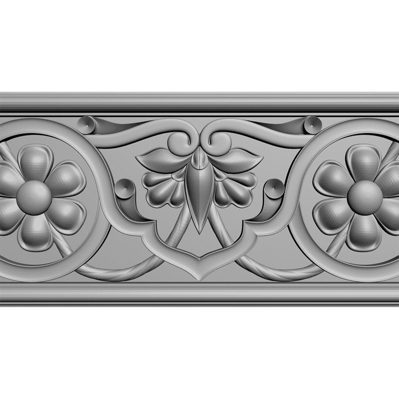картинка Багет резной D1-047 3D-STL.COM