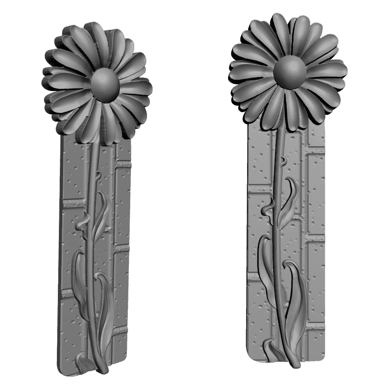картинка Цветочек F4-073 3D-STL.COM
