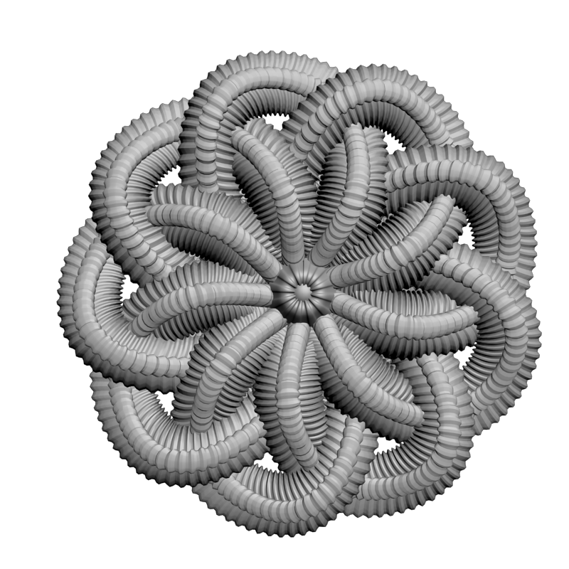 картинка Розетка резная D16-355 3D-STL.COM