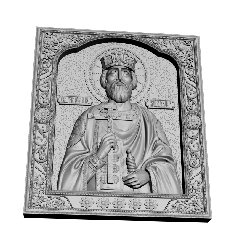 картинка Святой князь Владимир V3-442 3D-STL.COM