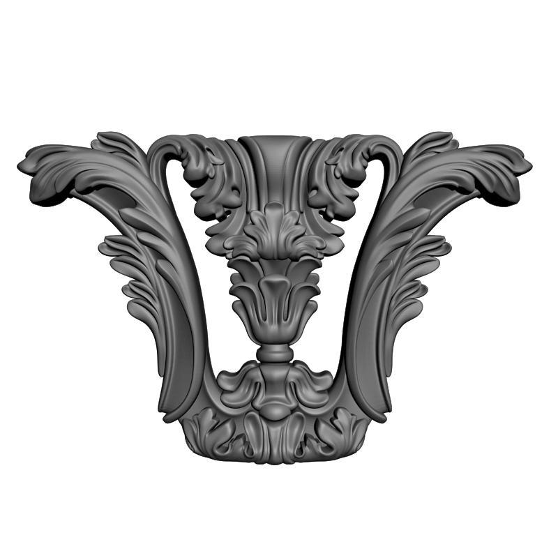 картинка Накладка декоративная рамная D10-402 3D-STL.COM