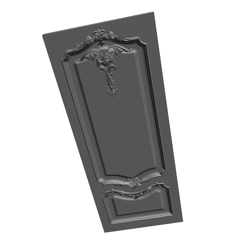 картинка Дверь резная H3-009 3D-STL.COM