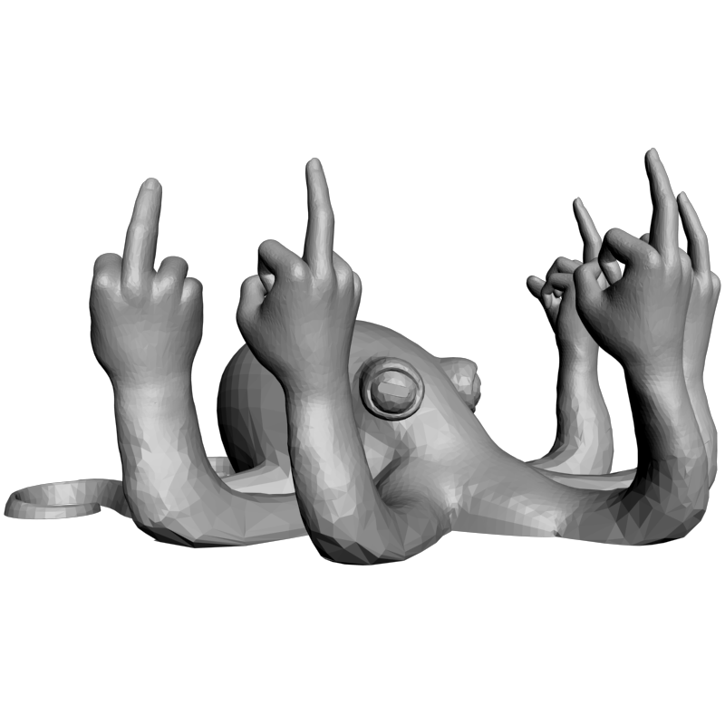 картинка Fucktopus P4-414 3D-STL.COM