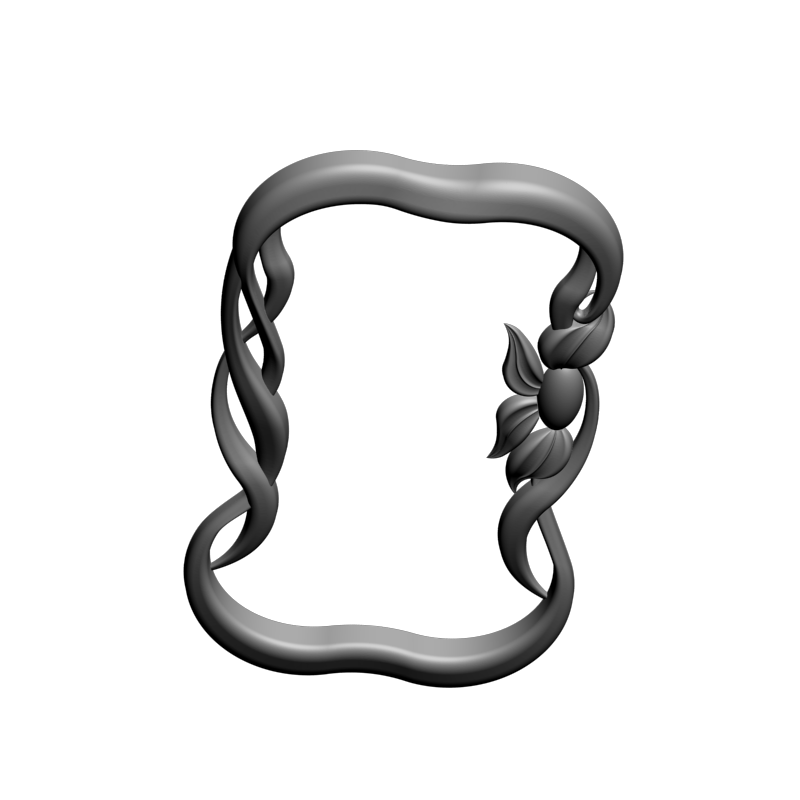 картинка Рамка резная D14-650 3D-STL.COM