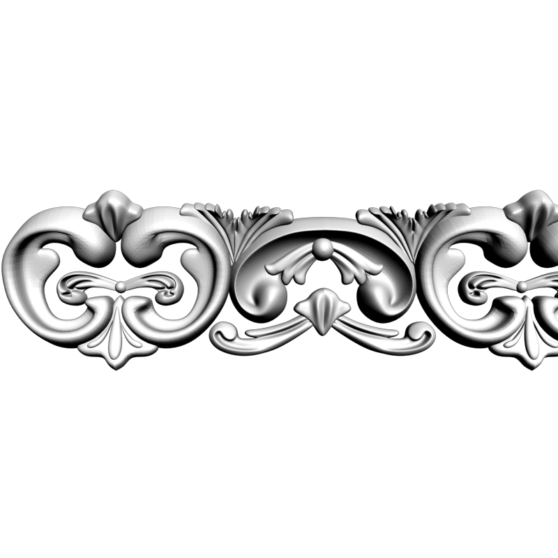 картинка Накладка резная D10-284 3D-STL.COM
