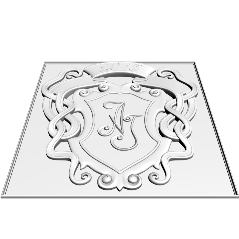 картинка Накладка резная D10-275 3D-STL.COM