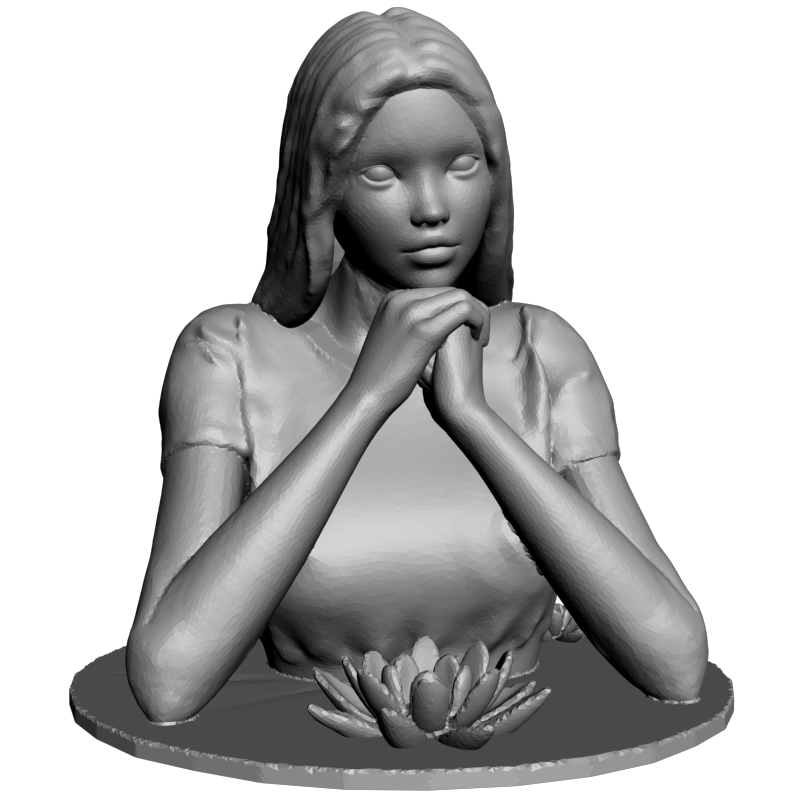 картинка Посмотри мне в глаза L2-058 3D-STL.COM
