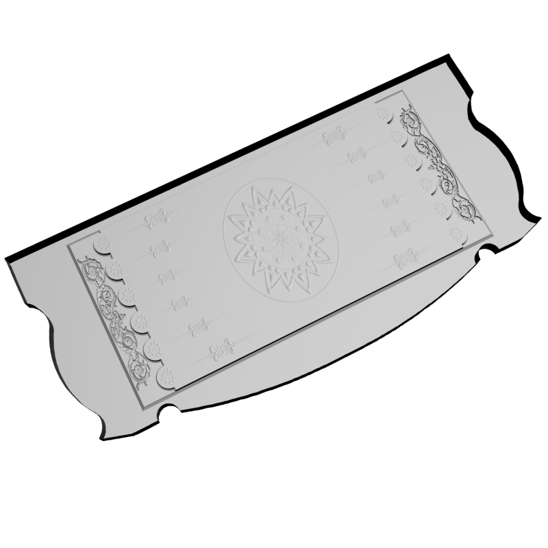 картинка Нарды внутри с рисунком PI2-120 3D-STL.COM