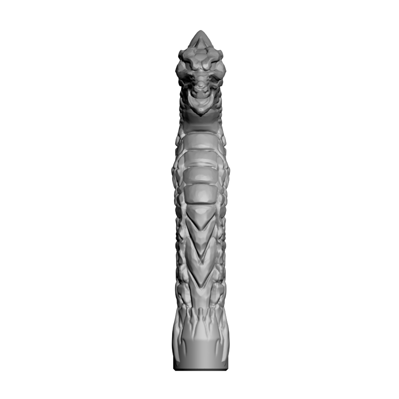 картинка Хук пуджа из игры дота2 в виде дракона PI1-581 3D-STL.COM