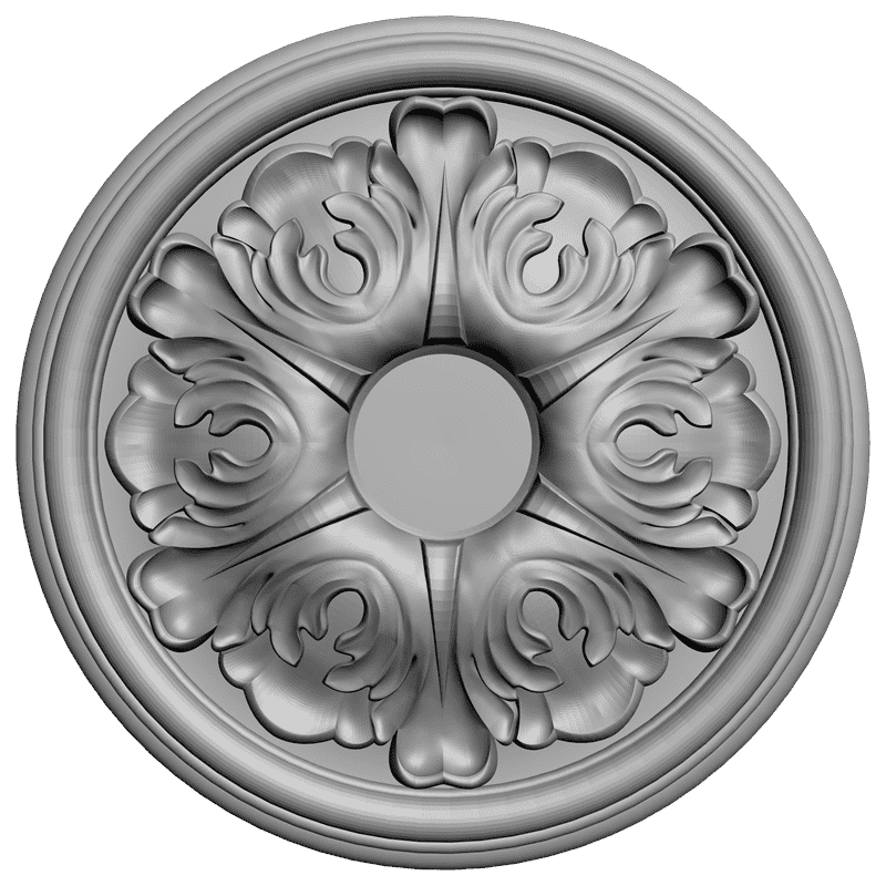 картинка Розетка резная D16-044 3D-STL.COM