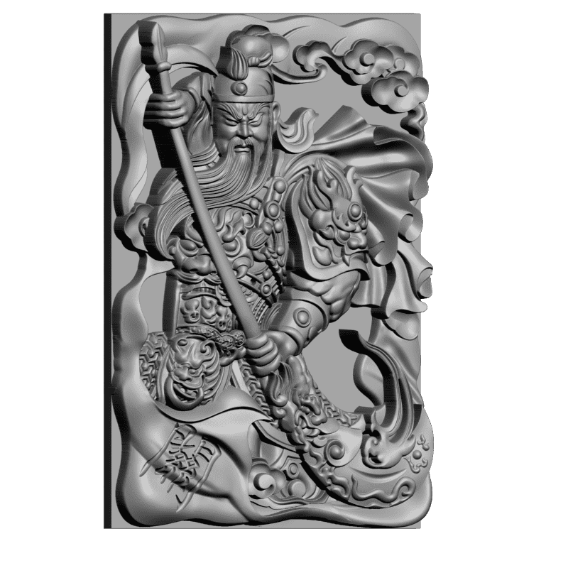 картинка Гуань Гун Бог войны D12-498 3D-STL.COM