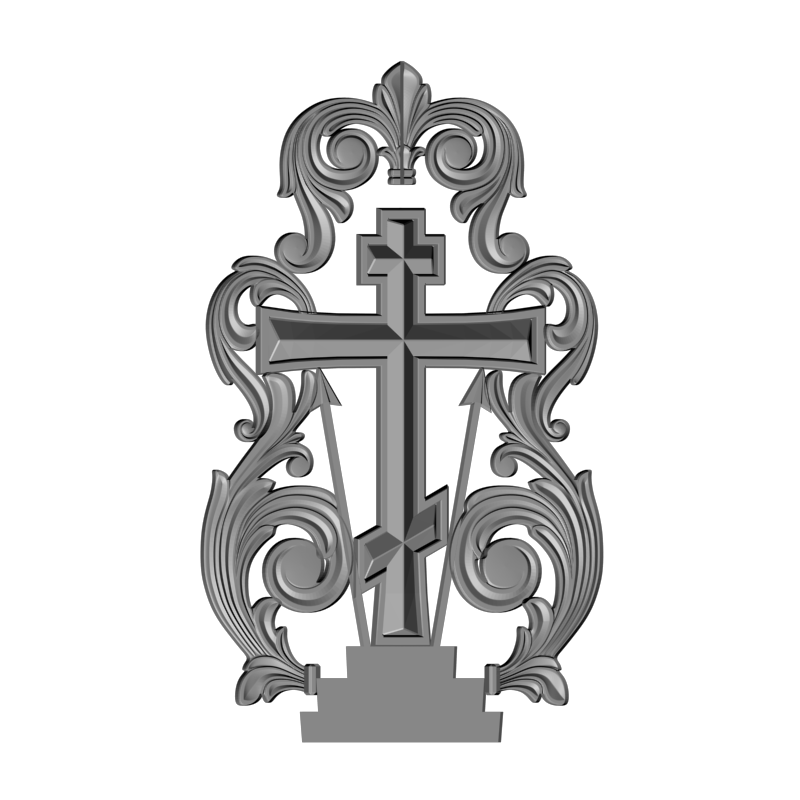 картинка Крест V9-167 3D-STL.COM
