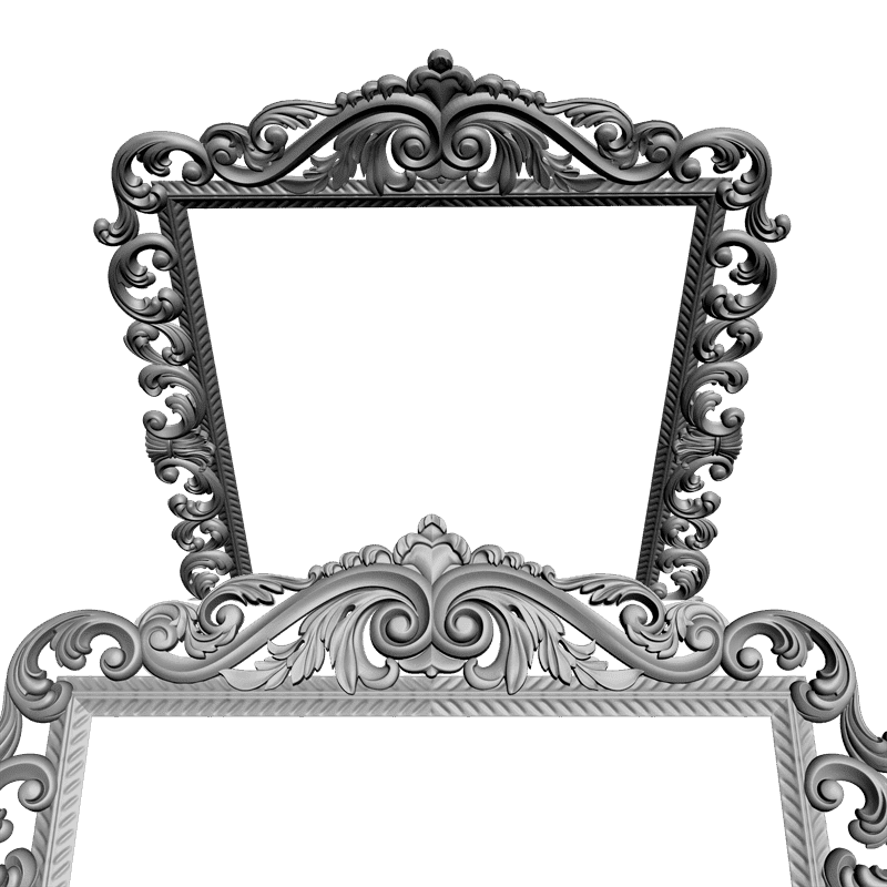 картинка Рамка резная D14-136 3D-STL.COM