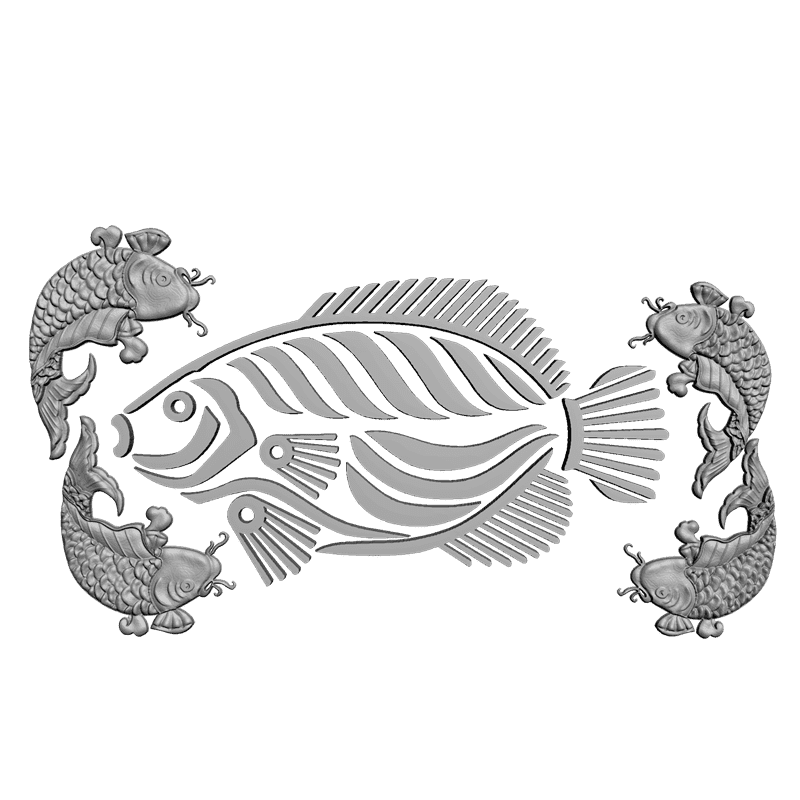 картинка Рыбки F5-015 3D-STL.COM
