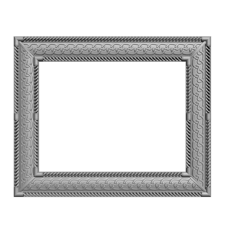 картинка Рама резная D14-023 3D-STL.COM