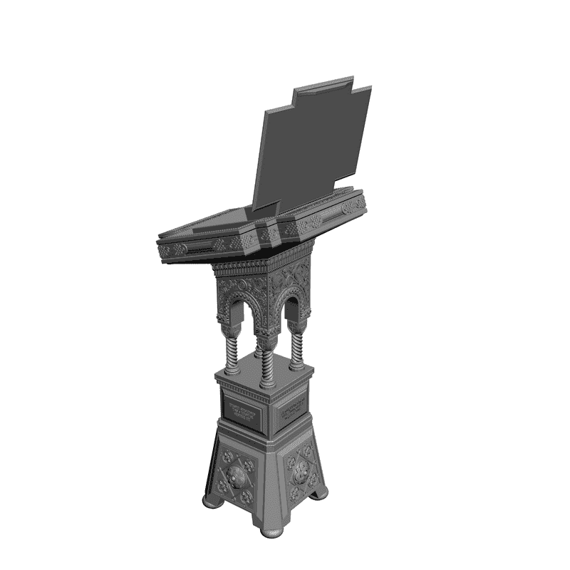 картинка Аналой церковный V8-008 3D-STL.COM