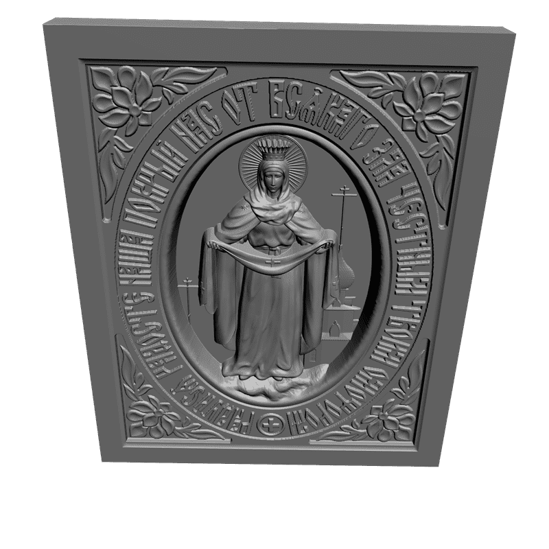картинка Образ Покрова V3-072 3D-STL.COM