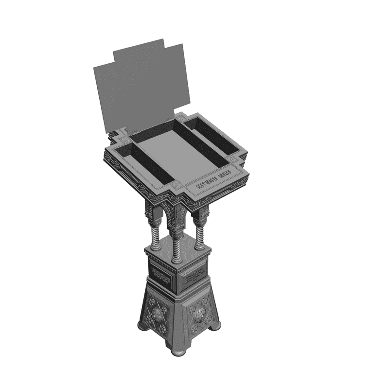 картинка Аналой церковный V8-008 3D-STL.COM