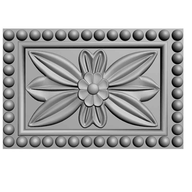 картинка Розетка декоративная D16-256 3D-STL.COM