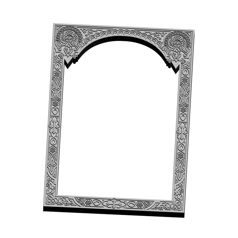 картинка Рама резная D14-526 3D-STL.COM