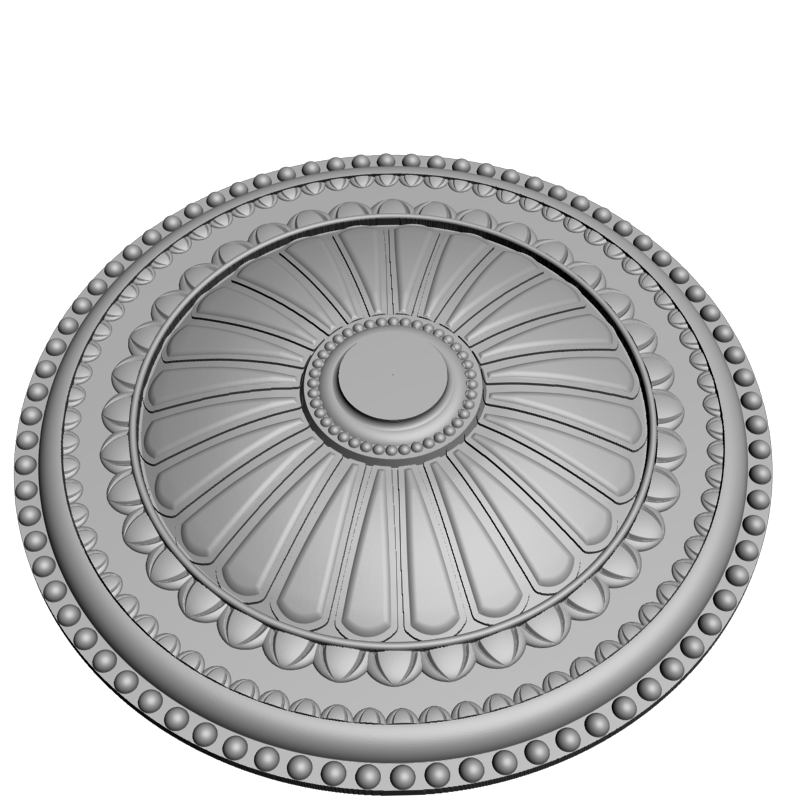 картинка Розетка резная D16-345 3D-STL.COM