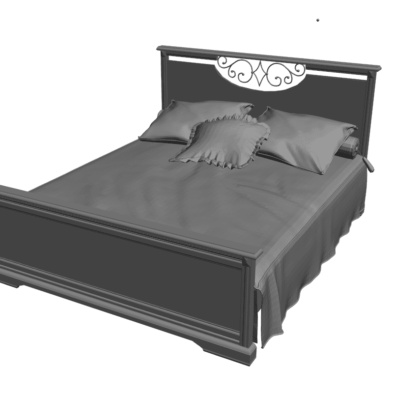 картинка Кровать резная Джаконда M4-119 3D-STL.COM