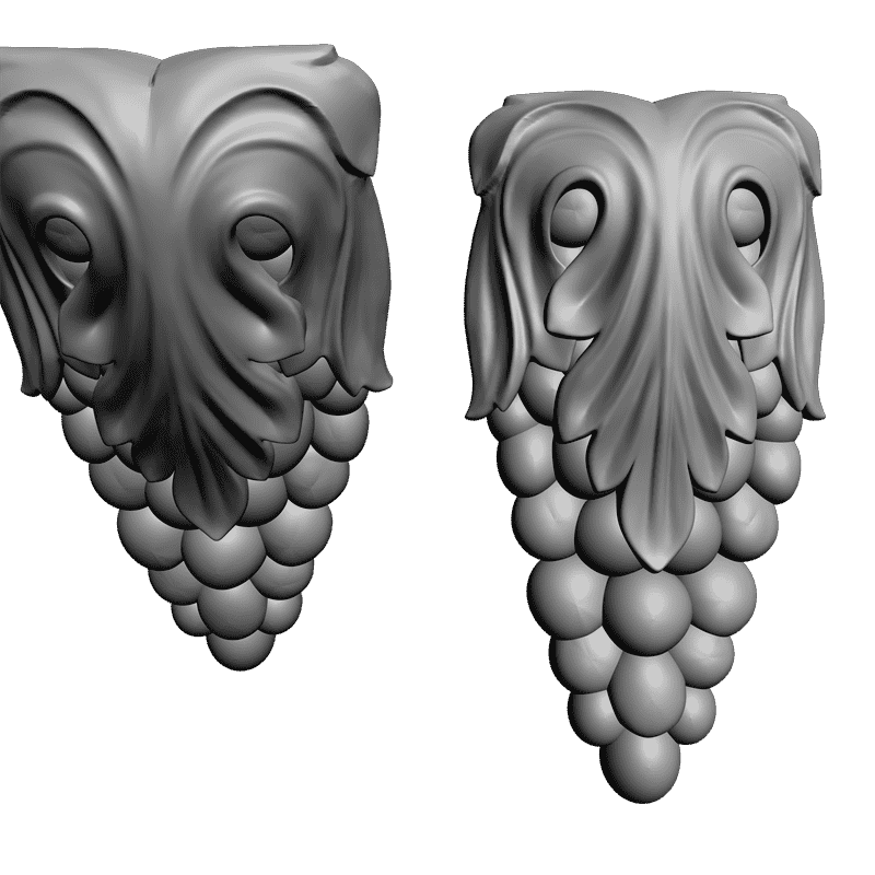 картинка Накладка резная D10-040 3D-STL.COM
