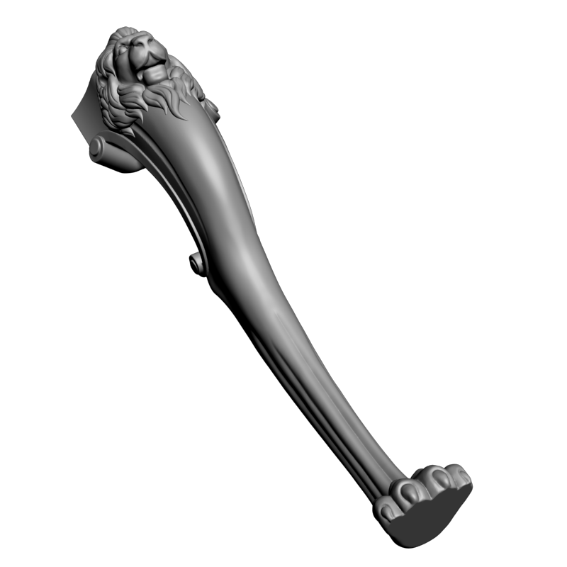 картинка Ножка Лев M6-085 3D-STL.COM