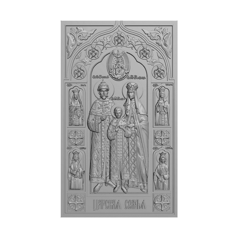 картинка Царская семья V3-008 3D-STL.COM