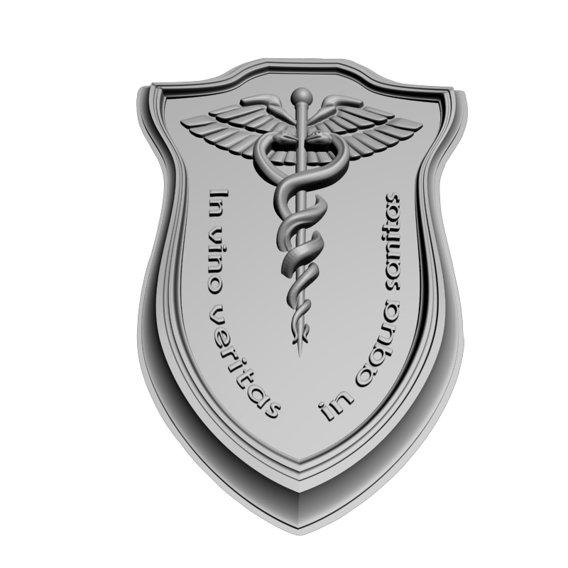 картинка Герб Медработника RG1-114 3D-STL.COM