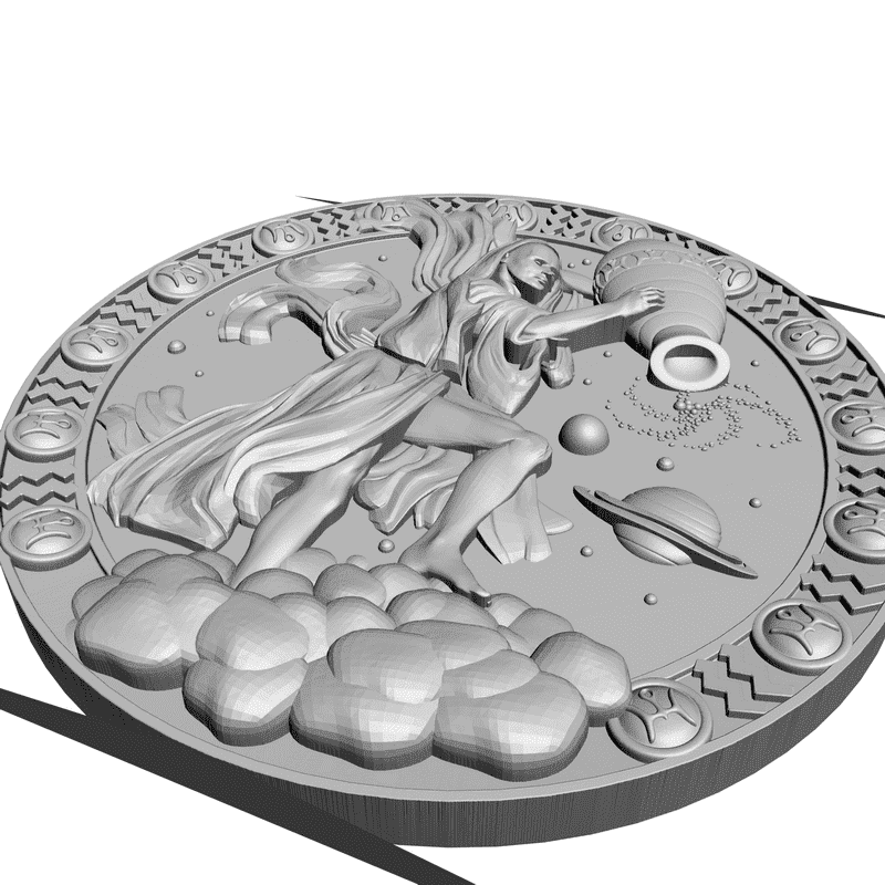 картинка Водолей P1-003 3D-STL.COM