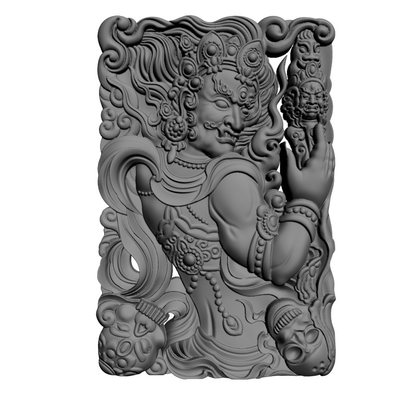 картинка Тибет и Будда V9-120 3D-STL.COM