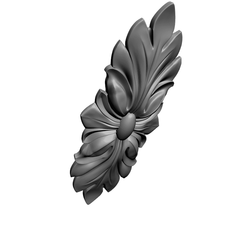 картинка Розетка резная D16-128 3D-STL.COM
