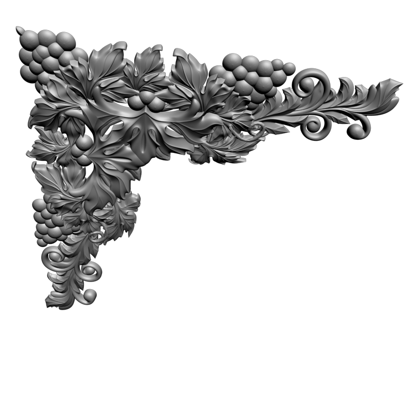 картинка Угловой элемент D19-055 3D-STL.COM