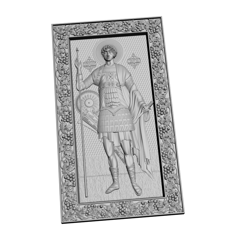 картинка Георгий Победоносец V3-391 3D-STL.COM
