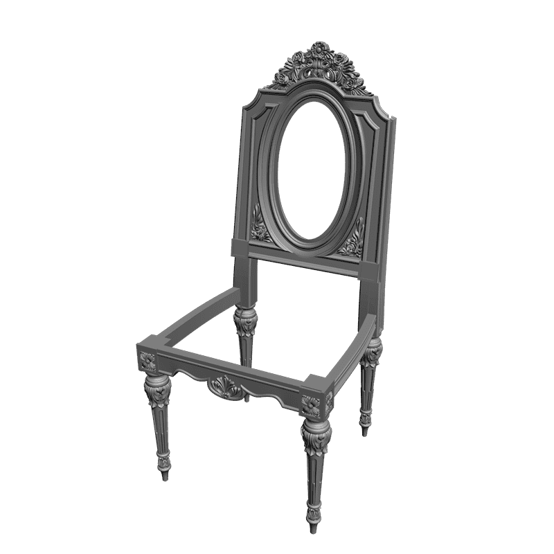 картинка Стул + 9 деталей M9-019 3D-STL.COM