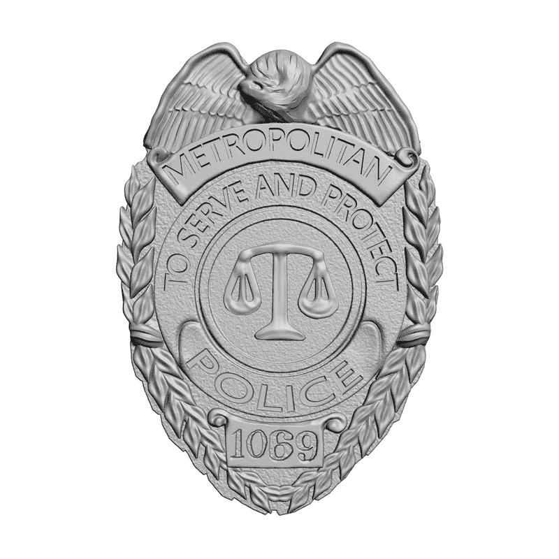 картинка Metropolitan Police RG3-004 3D-STL.COM