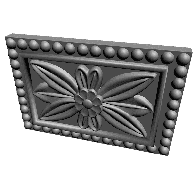 картинка Розетка декоративная D16-256 3D-STL.COM