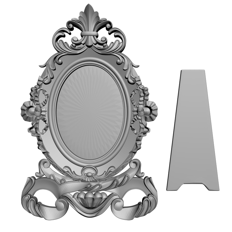 картинка Рамка резная D14-624 3D-STL.COM