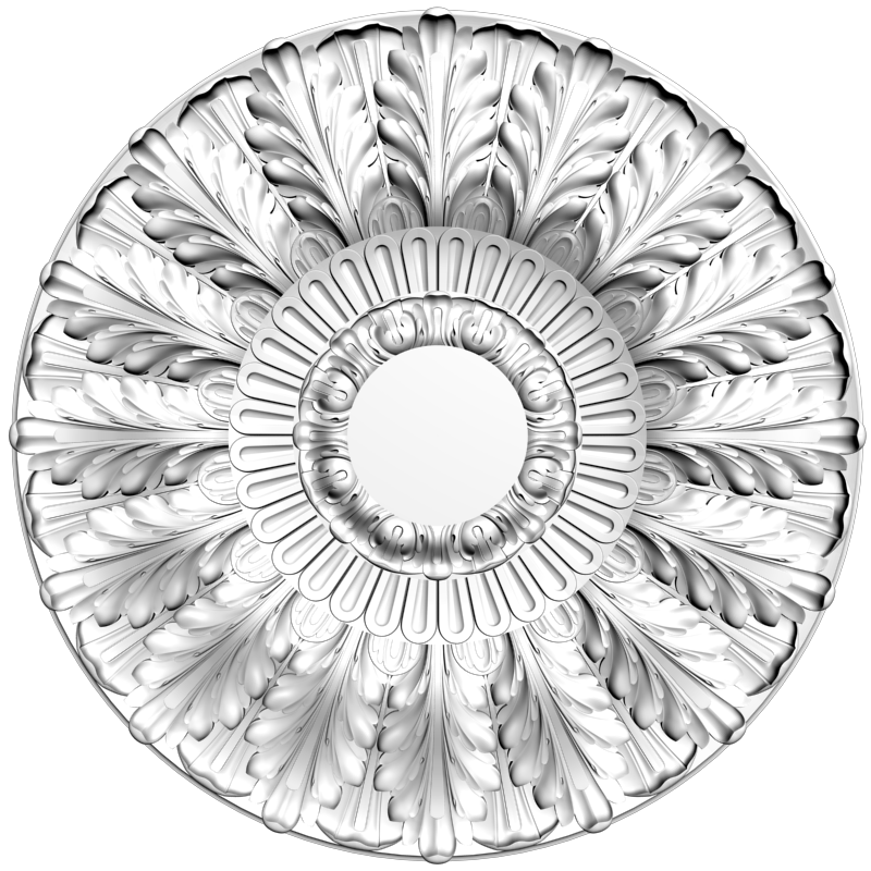 картинка Розетка резная D16-326 3D-STL.COM