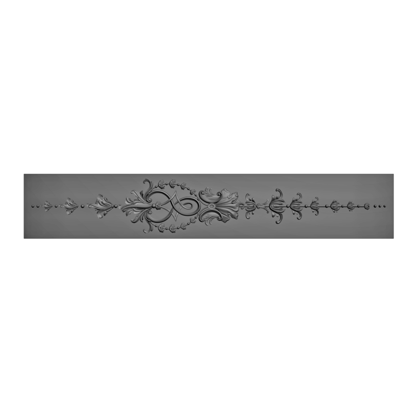 картинка Накладка декоративная рамная D10-408 3D-STL.COM