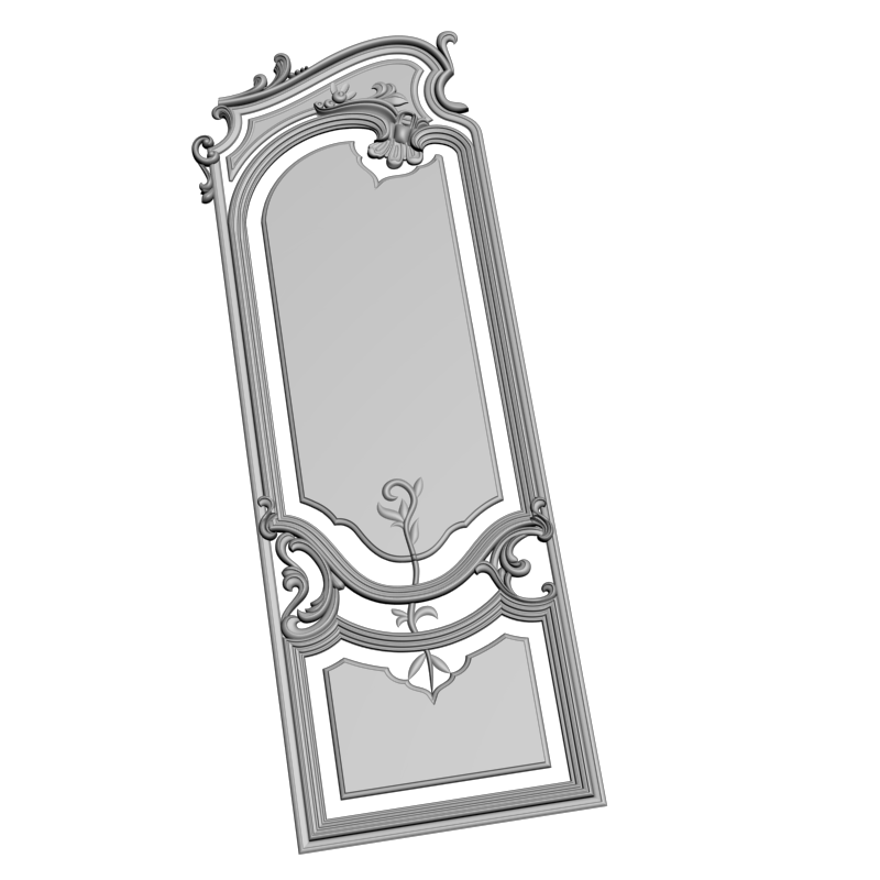 картинка Двери резные H3-082 3D-STL.COM