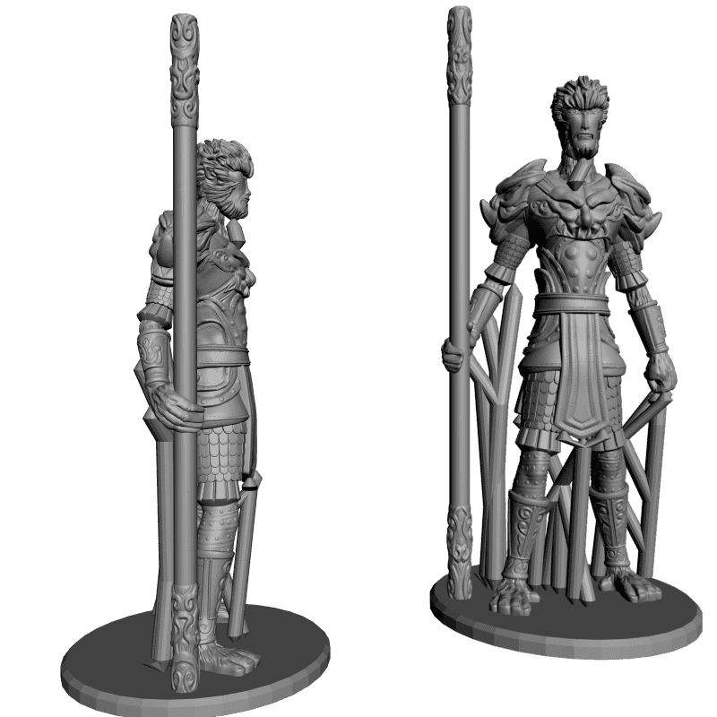 картинка Воин PI1-127 3D-STL.COM