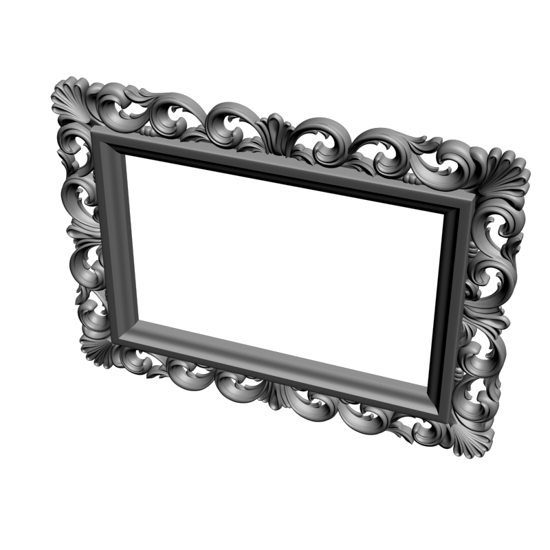 картинка Рама резная D14-433 3D-STL.COM