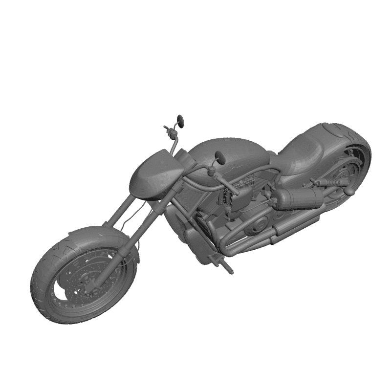 картинка Мотоцикл Харлей RT3-058 3D-STL.COM