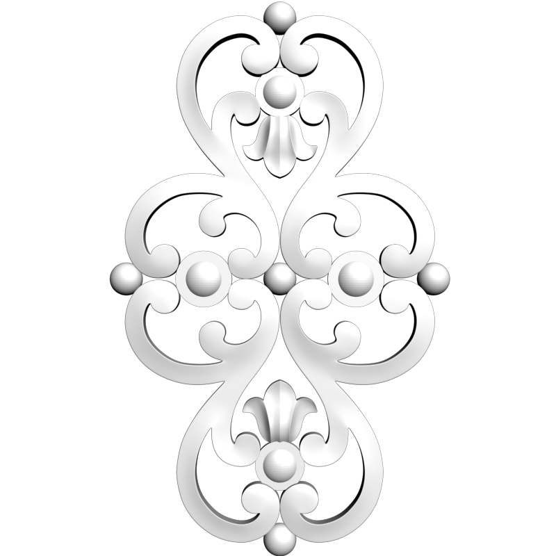 картинка Накладка резная D10-296 3D-STL.COM