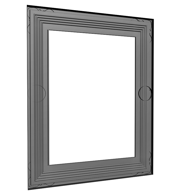 картинка Рама резная D14-451 3D-STL.COM